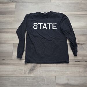 State Black Long Sleeve Men's Shirt